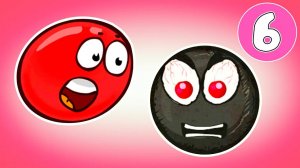 КРАСНЫЙ ШАР спасает любимую №6. Финал. ИГРА Red Ball 3 на канале Хвостик ТВ
