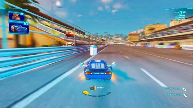 Cars 2 The Video Game | Lightyear Lightning - Battle Race (Machine Guns) | Casino Tour 6 Laps смотреть онлайн