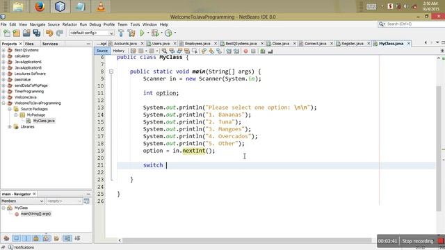 10 - Java Switch Statements Using Integers смотреть онлайн