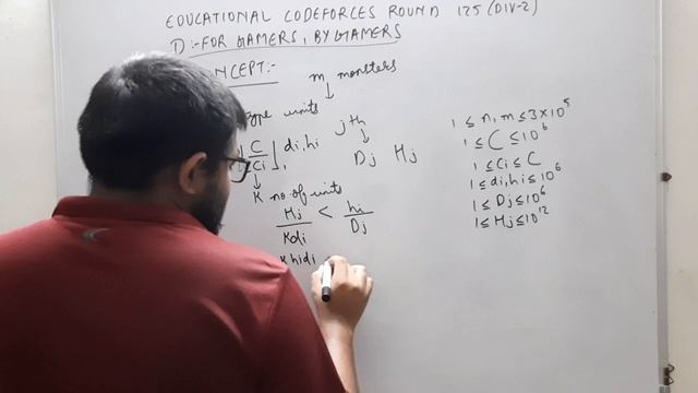 Educational Codeforces Round 125 Div 2 | D : For Gamers, By Gamers Solution | Explanation + Code смотреть онлайн