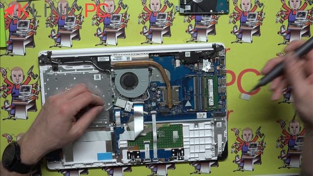 Comment démonter un PC portable HP Notebook 15 da0008 смотреть онлайн
