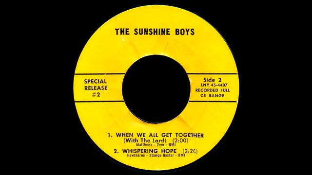 The Sunshine Boys - When We All Get Together With The Lord (Special Release EP #2) смотреть онлайн