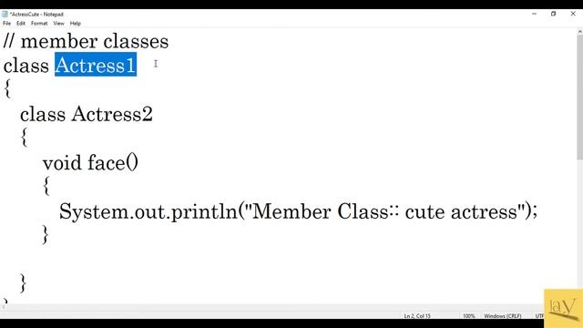 inner classes in java | top level class in java | anonymous class in java | java by ponnam jay | смотреть онлайн