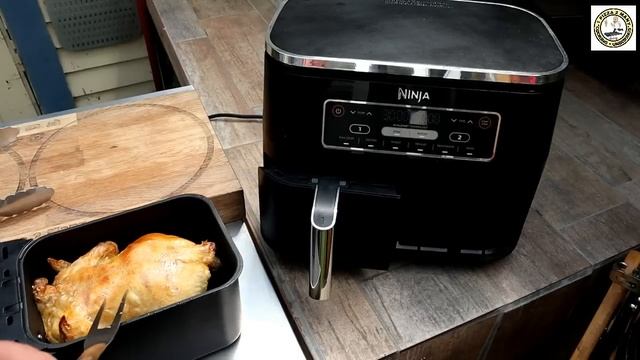Ninja Dual Zone Air Fryer Whole Chicken смотреть онлайн
