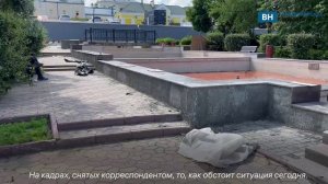 Фонтан в центре Владимира не запустили в обещанный срок