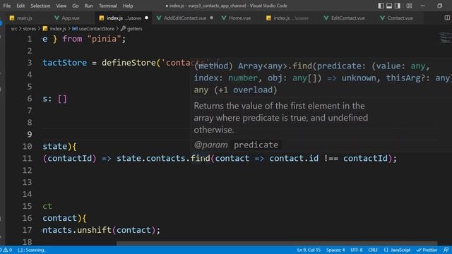 Contacts App With Vuejs 3 Composition API and Pinia Part 10 (Update Contact Part 1) Moroccan Darij смотреть онлайн