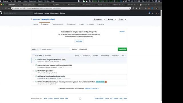 OpenRPC - Technical Planning Meeting [Feb 26, 2019] смотреть онлайн