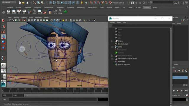 Rigging class _ week 10B _ Rigging hair Pt.4 (MONITOR) смотреть онлайн