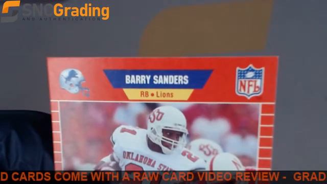 SNC Grading:1989 PRO SET BARRRY SANDERS #494 NO. 1 PICK REVIEW(1635794508973) смотреть онлайн