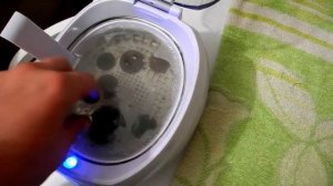 Чистка медных монет ультразвуком.