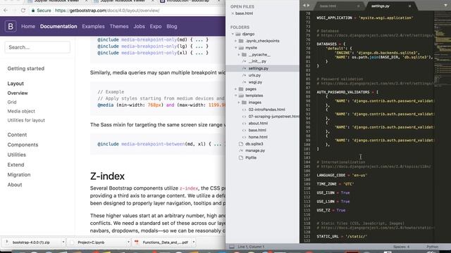 Beginning Django V: Using Bootstrap смотреть онлайн