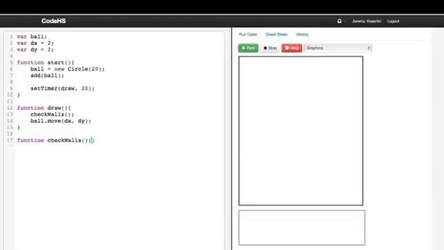 Bouncing Ball - Introduction to Computer Science in JavaScript смотреть онлайн