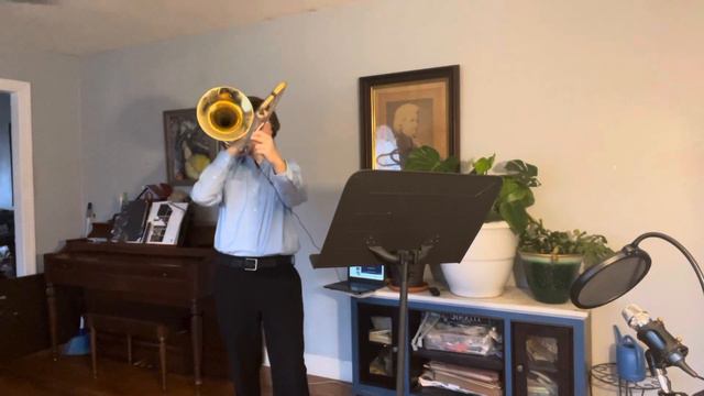 P.V De La Nux - Concert Piece for Trombone and Piano (Trombone Solo) смотреть онлайн