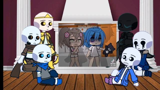 Sans au react to my fyp // Boonda // Not og // Tysm for sub and watching ❤️✨ // смотреть онлайн
