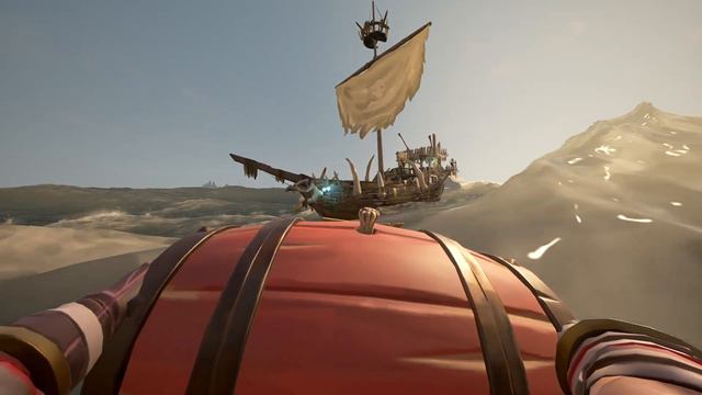 Как потопить корабль скелетов пороховой бочкой без корабля! смотреть онлайн