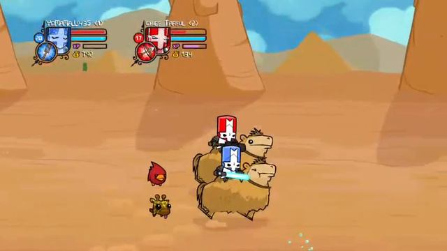 LET'S PLAY Castle Crashers CO-OP #4 - Alien Ship! смотреть онлайн