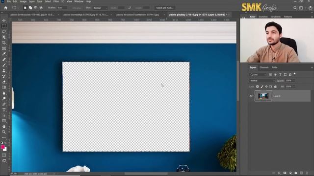 Marquee tool Basic selection Photoshop - Class 21 Urdu Hindi смотреть онлайн