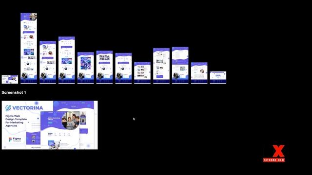 Vectorina - Marketing Agency Figma Template 6 web template смотреть онлайн
