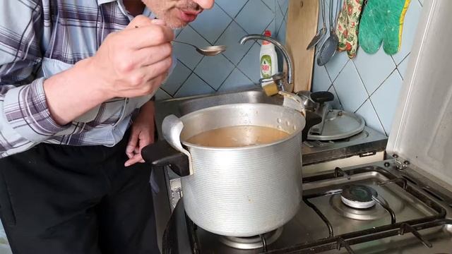 Какой вкусный получился гороховый суп