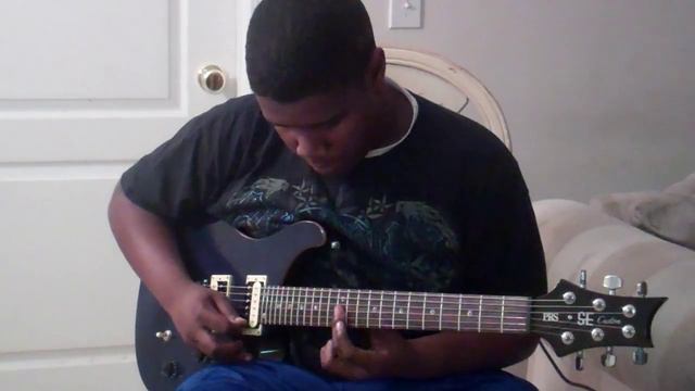 black hole sun - sound garden - 14-year-old Nick on electric guitar смотреть онлайн