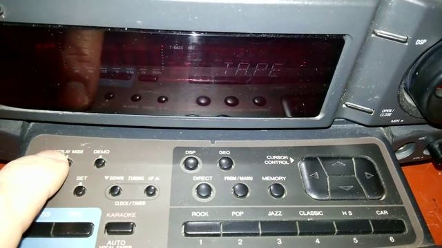 Ручная настройка эквалайзера AIWA NSX -D707 смотреть онлайн