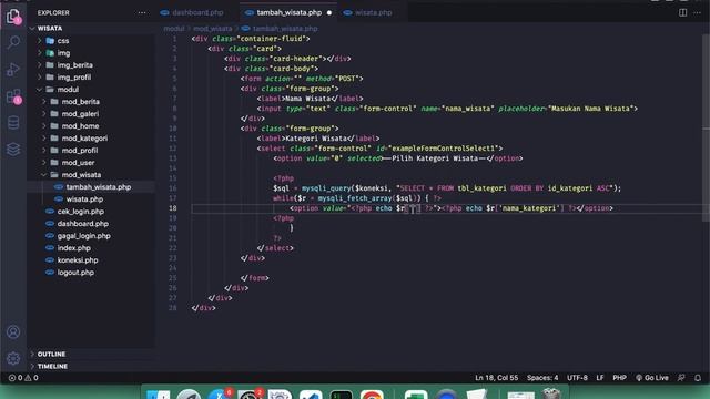 #30 Aplikasi Web Wisata [PHP, MySQL & Bootstrap] - Menambahkan Data Wisata смотреть онлайн