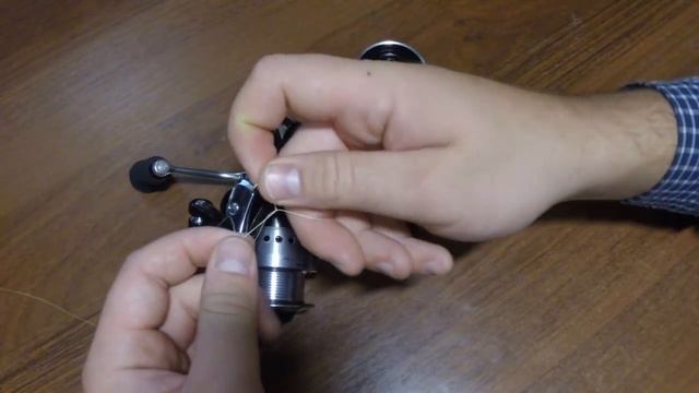 Как намотать плетенку на шпулю безынерционной катушки? смотреть онлайн