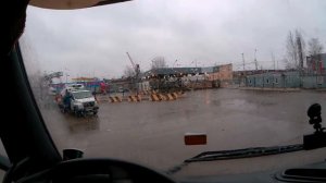 Погрузка в порту СПб. Бананы в Подольск на РЦ Пятёрочка.