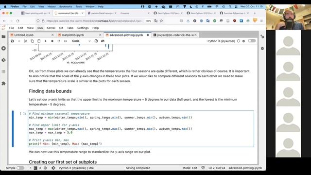Geo-Python 2021 Lesson 7.2 - Advanced plotting using pandas/Matplotlib смотреть онлайн