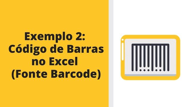 CÓDIGO DE BARRAS NO EXCEL - Como Criar? смотреть онлайн