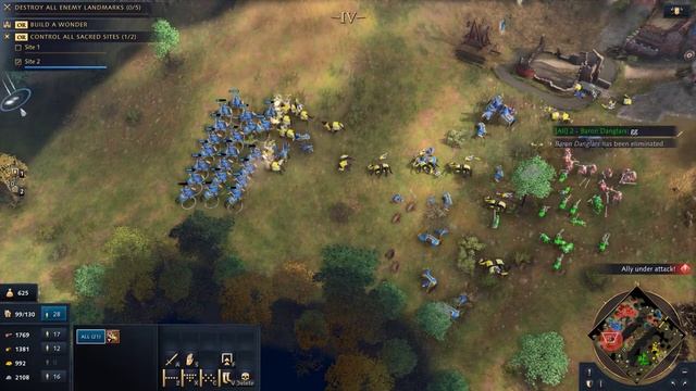 Kiting Knights is the best way to fight them [Age of Empires 4] смотреть онлайн