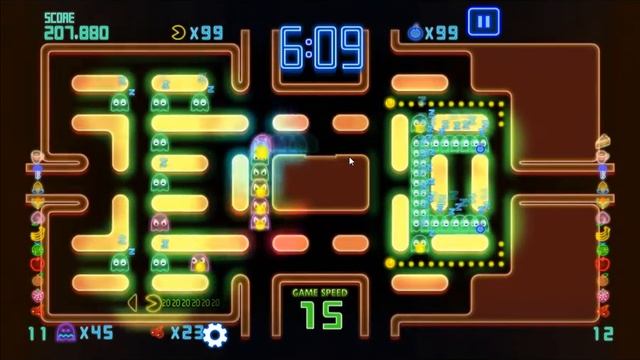 PAC MAN Championship Edition DX+ открываем новый уровень смотреть онлайн