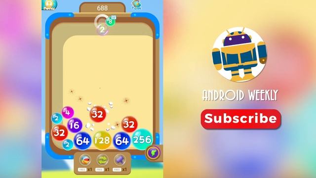 2048 Bubble Merge - 2048 Balls 2D смотреть онлайн