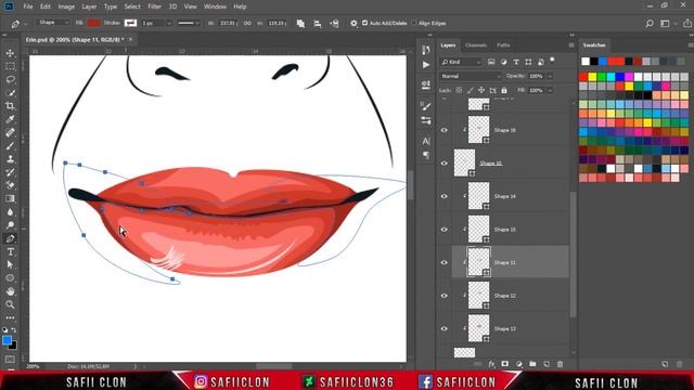 [ Speed Art ] VECTOR X VEXEL ART IN PHOTOSHOP CC 2018 PART 1 смотреть онлайн
