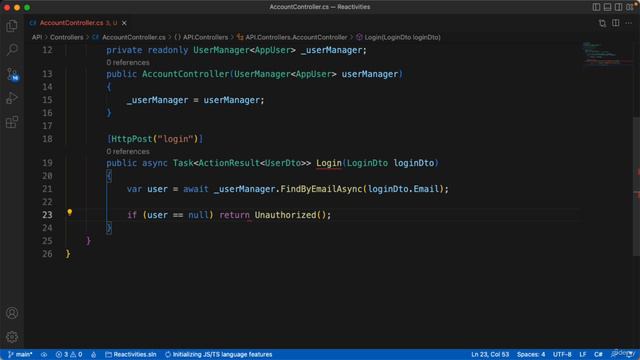 133 - Adding an account controller смотреть онлайн