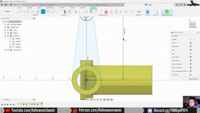 Exercise 7 | Beginner to Expert | Fusion 360 | AutoCAD | SolidWorks | #halloweenswain#fusion360#3d смотреть онлайн