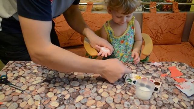 Новогодние открытки своими руками с ребенком: Дед Мороз | Поделки из бумаги для самых маленьких!