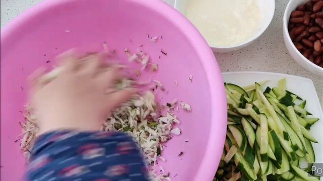 Qizil Loviyali Parxez Bob Salat Tayyorlaymiz.Красная фасоль салат ???#salat