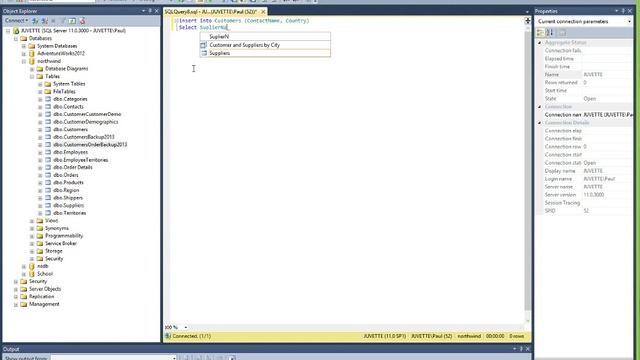 TUTORIAL SQL 2012 INSERT INTO SELECT STATEMENT смотреть онлайн