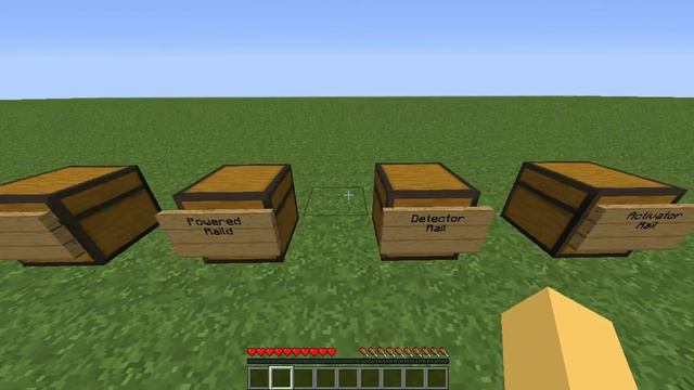 Minecraft - How To Craft All Of The Rails! смотреть онлайн
