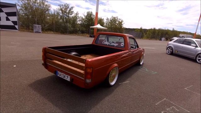VOLKSWAGEN VW CADDY PICK-UP (14D) LOWERED TUNING SHOW CAR BBS WHEELS WALKAROUND + INTERIOR смотреть онлайн