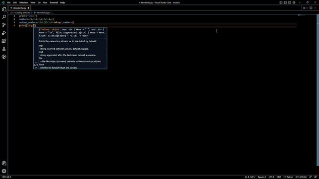 Python Tutorial: Removing Duplicates from a List of Numbers Guide Lesson How to Easy Fast Fit Cours смотреть онлайн