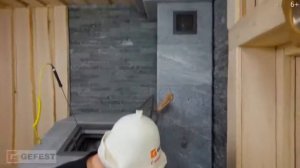 Тест печи Гром 50 в бане