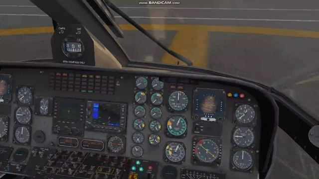 Запуск вертолета Sikorsky