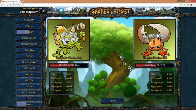 Shakes & Fidget - s34 - maciek0081 - #34 - Ziemia - Wykijadło (14) 66lev vs Krapier (16) смотреть онлайн