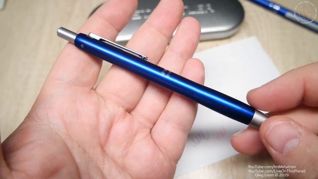 Ручка STAEDTLER Avant-Garde : Гравитационный механизм.