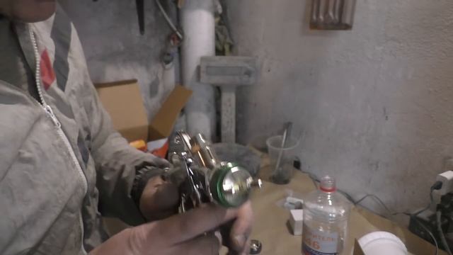 Тест и сравнение краскопульта Х 402 и ивата белария W 400!!! смотреть онлайн