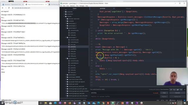Google Gmail API Ep. 6 - Read Messages 2 смотреть онлайн
