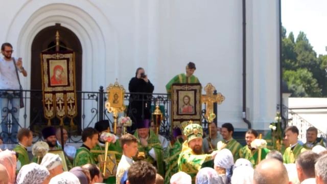 Престольный праздник храма преп. Сергия Радонежского г. Краснодар 18.07.2021 г. смотреть онлайн