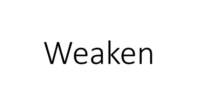How to Pronounce Weaken in British English | English UK Weaken смотреть онлайн
